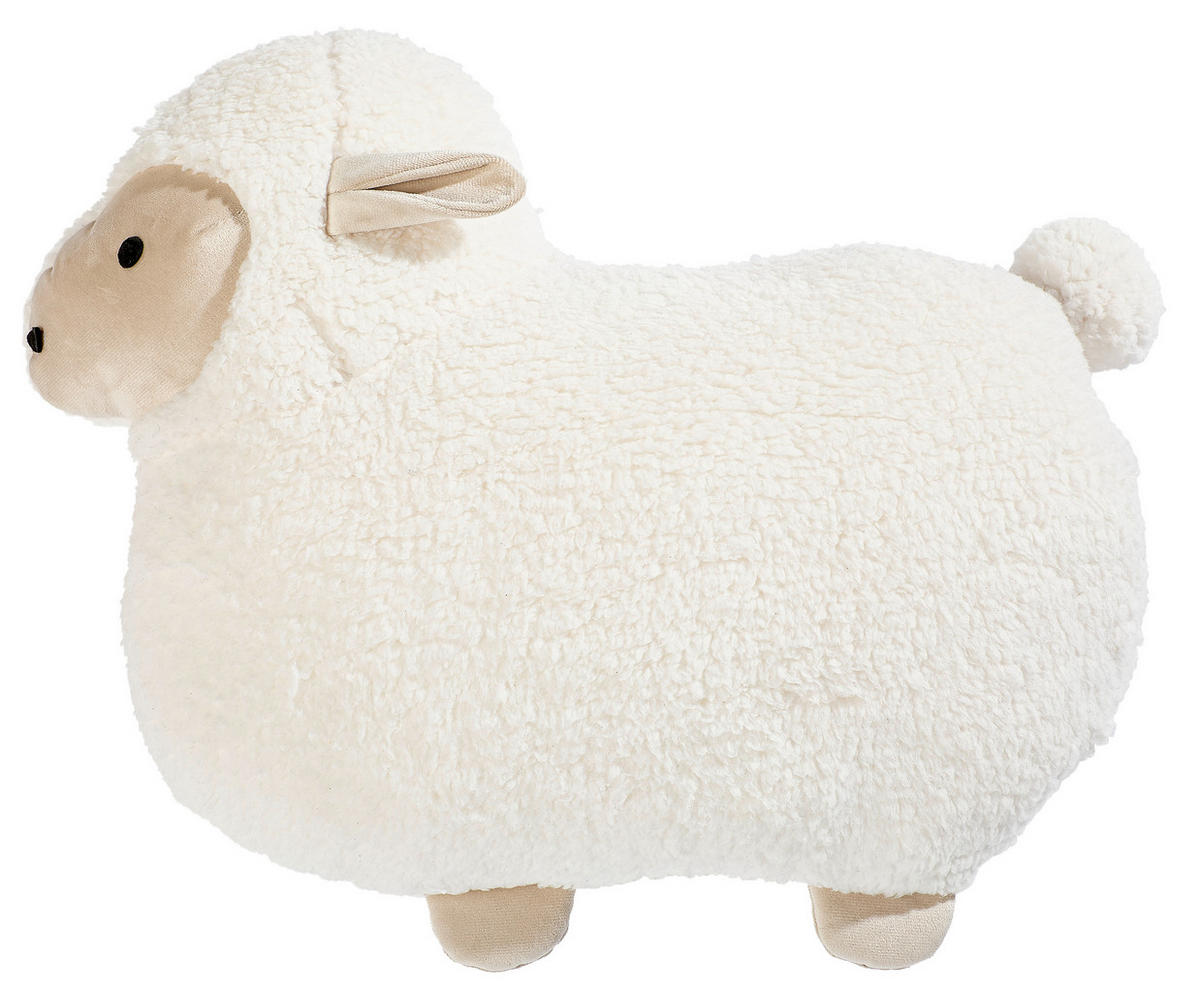 ZIERKISSEN 38/50 cm  - Weiß, Textil (38/50cm) - Novel