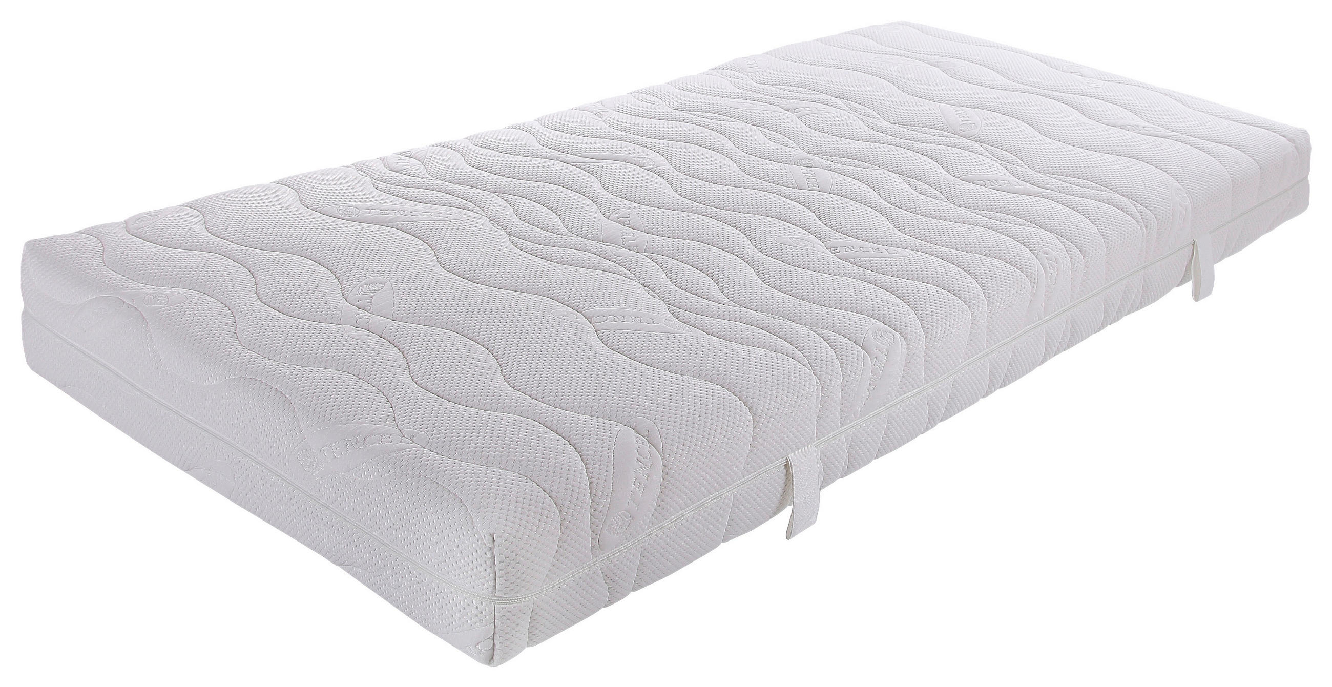 MATELAS RÉVERSIBLE COTTON TWIN 120/200 cm Höhe ca. 20 cm - Weiss, Basics, Textil (120/200cm) - Breckle