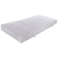 WENDEMATRATZE COTTON TWIN 100/200 cm Höhe ca. 20 cm 7 -Zonen - Weiß, Basics, Textil (100/200cm) - Breckle