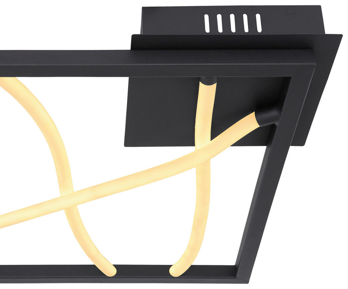 LED-DECKENLEUCHTE 22 W    41,7/41,7/5,1 cm  - Weiss/Opal, Basics, Kunststoff/Metall (41,7/41,7/5,1cm) - Globo