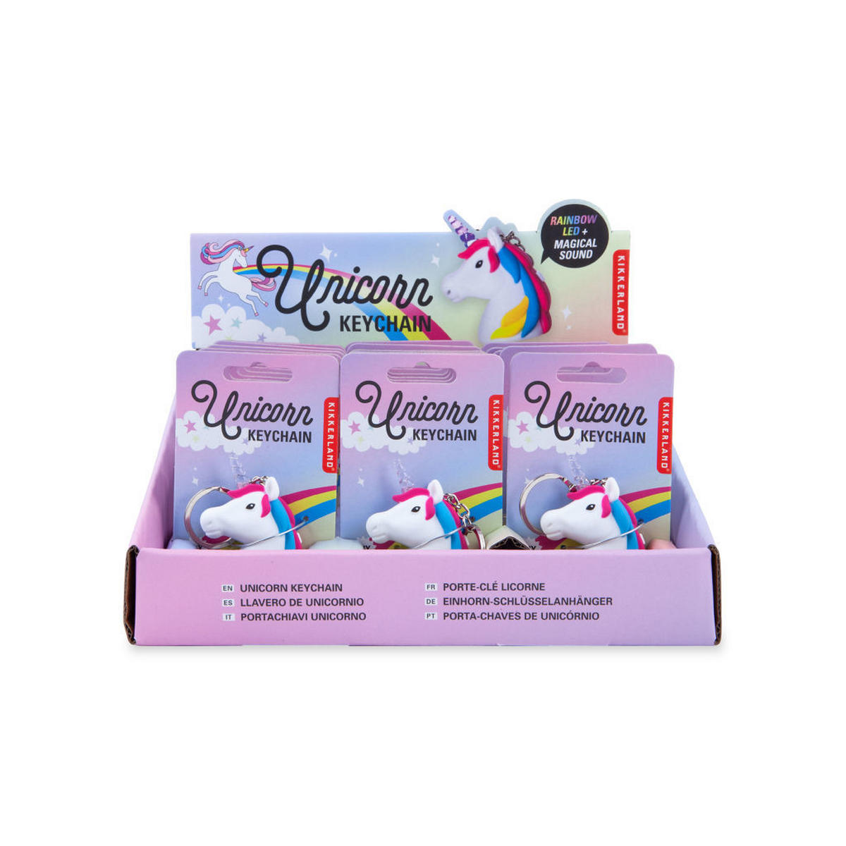 PRÍVESOK NA KĽÚČE - viacfarebná, Basics, plast (2,7/10,4/6,5cm) - Kikkerland