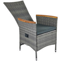 TRÄDGÅRDSGRUPP  - grå, Modern, metall/trä (150/90/75cm) - Luca Bessoni