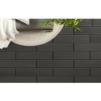 TERRASSENDIELE Schwarz 8 Stück  - Schwarz, Basics, Kunststoff (59,2/13,4/3,3cm) - Ambia Garden