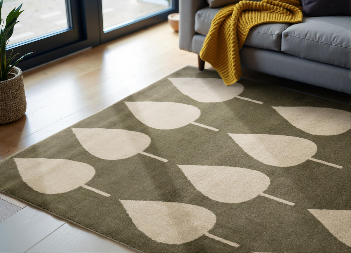 KINDERTEPPICH 120/170 cm Adventures  - Creme/Olivgrün, Design, Kunststoff/Textil (120/170cm)