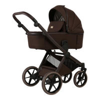 KINDERWAGENSET  - Braun, Trend, Kunststoff/Textil (100/59/106cm) - Jimmylee