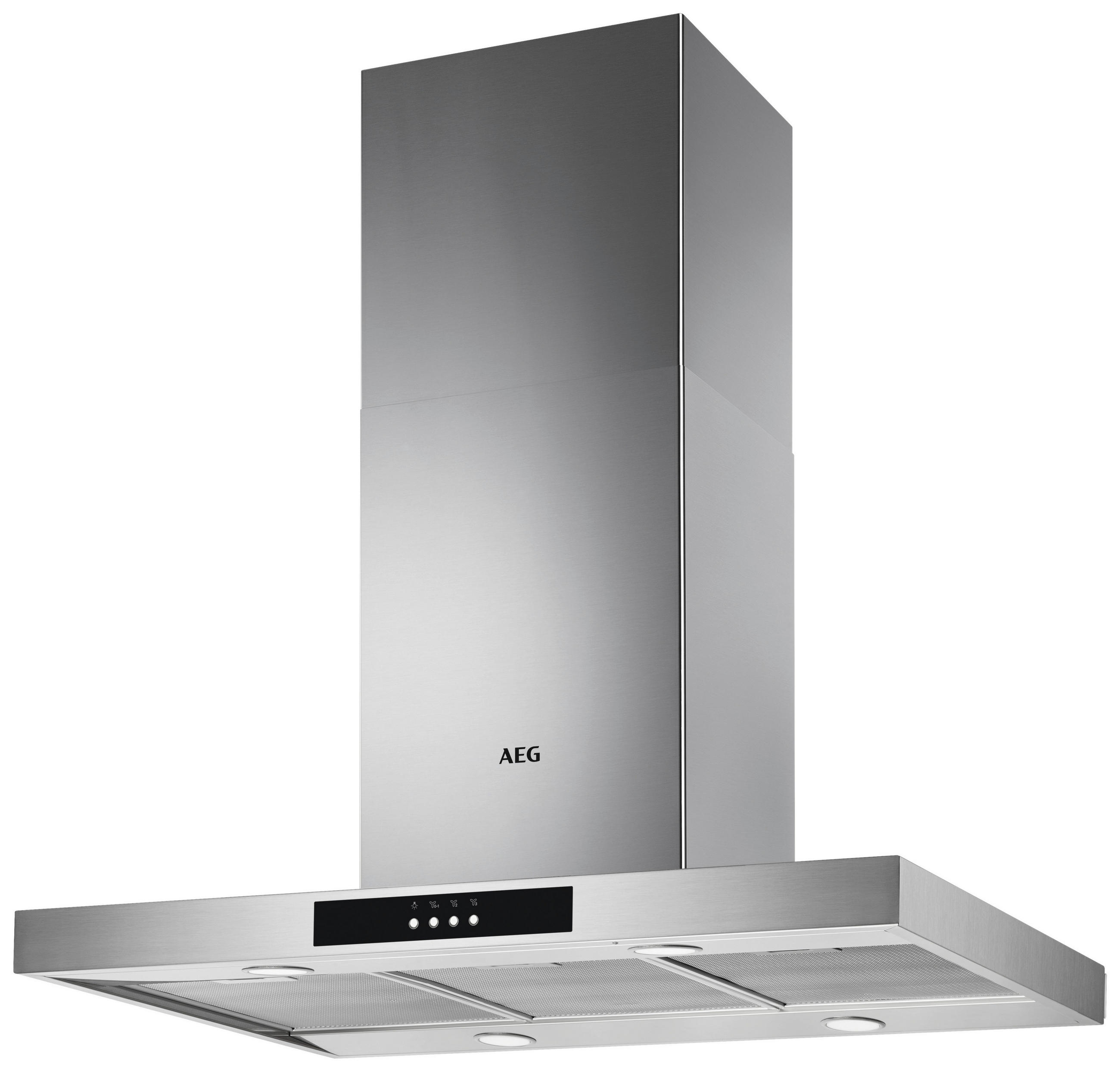 DUNSTABZUGSHAUBE DIB3951M  - Edelstahlfarben, Design, Metall (89,8/73-115/59,8cm) - AEG