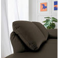 RÉCAMIERE in Echtleder Olivgrün  - Chromfarben/Olivgrün, Design, Leder/Metall (209/85-109/95-16cm) - Dieter Knoll