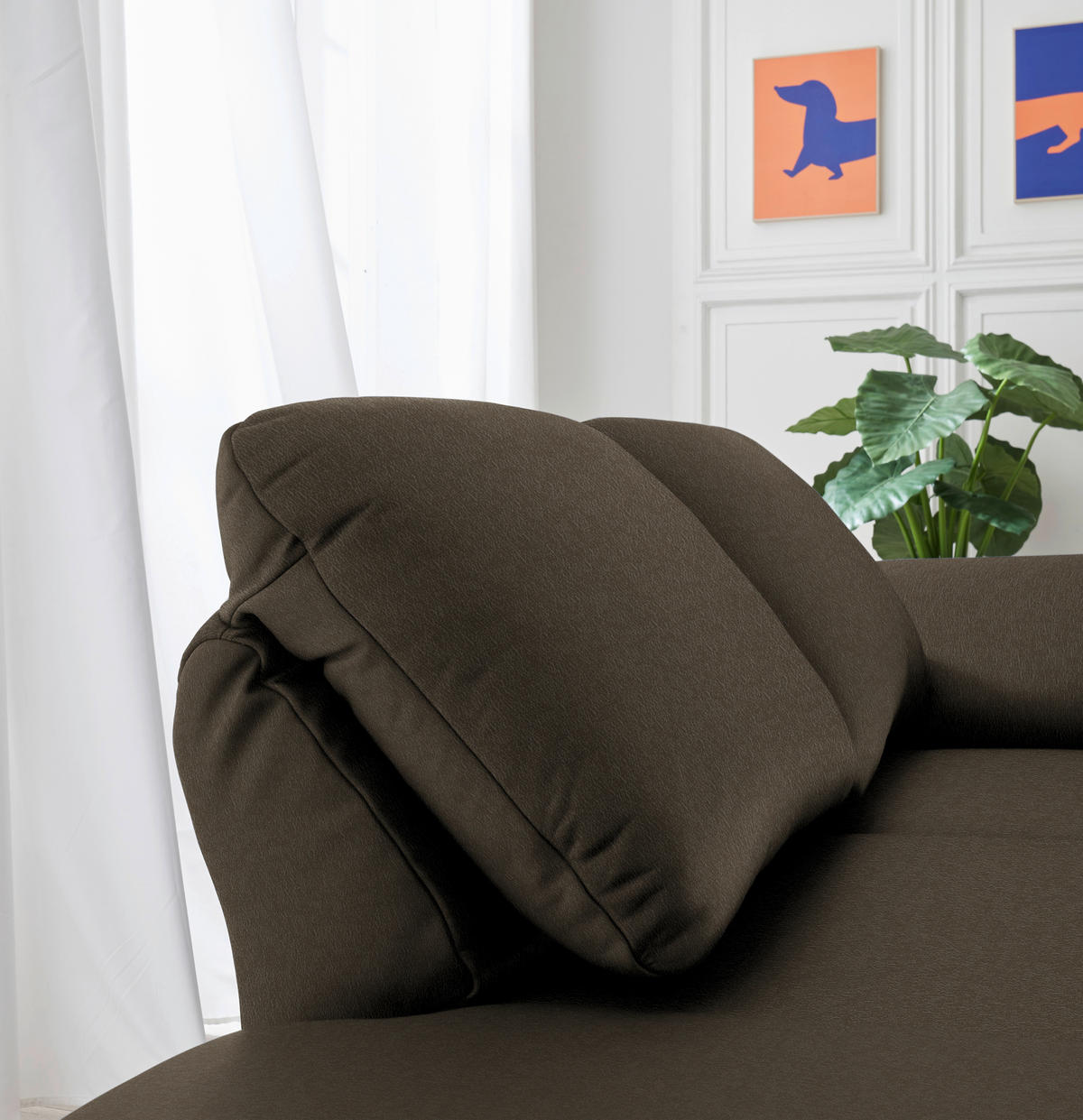 RÉCAMIERE in Echtleder Olivgrün  - Chromfarben/Olivgrün, Design, Leder/Metall (209/85-109/95-16cm) - Dieter Knoll