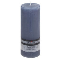 STUMPENKERZE  - Blau, Basics, Naturmaterialien (7,8/20,0cm) - Steinhart