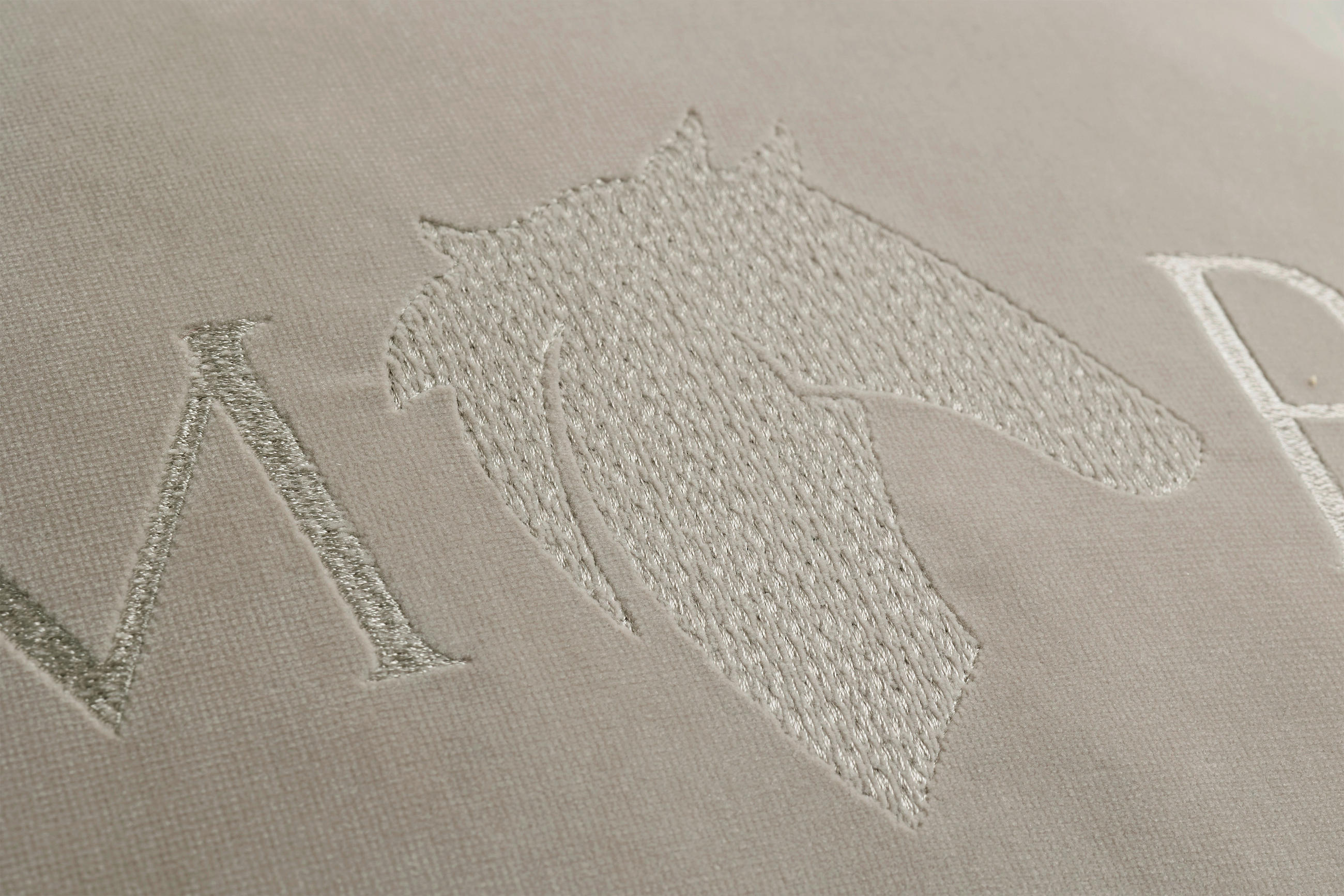 KISSENHÜLLE Marcel.Remus.Design- Manacor beige 40/40 cm  - Beige, Design, Textil (40/40cm) - Marcel Remus