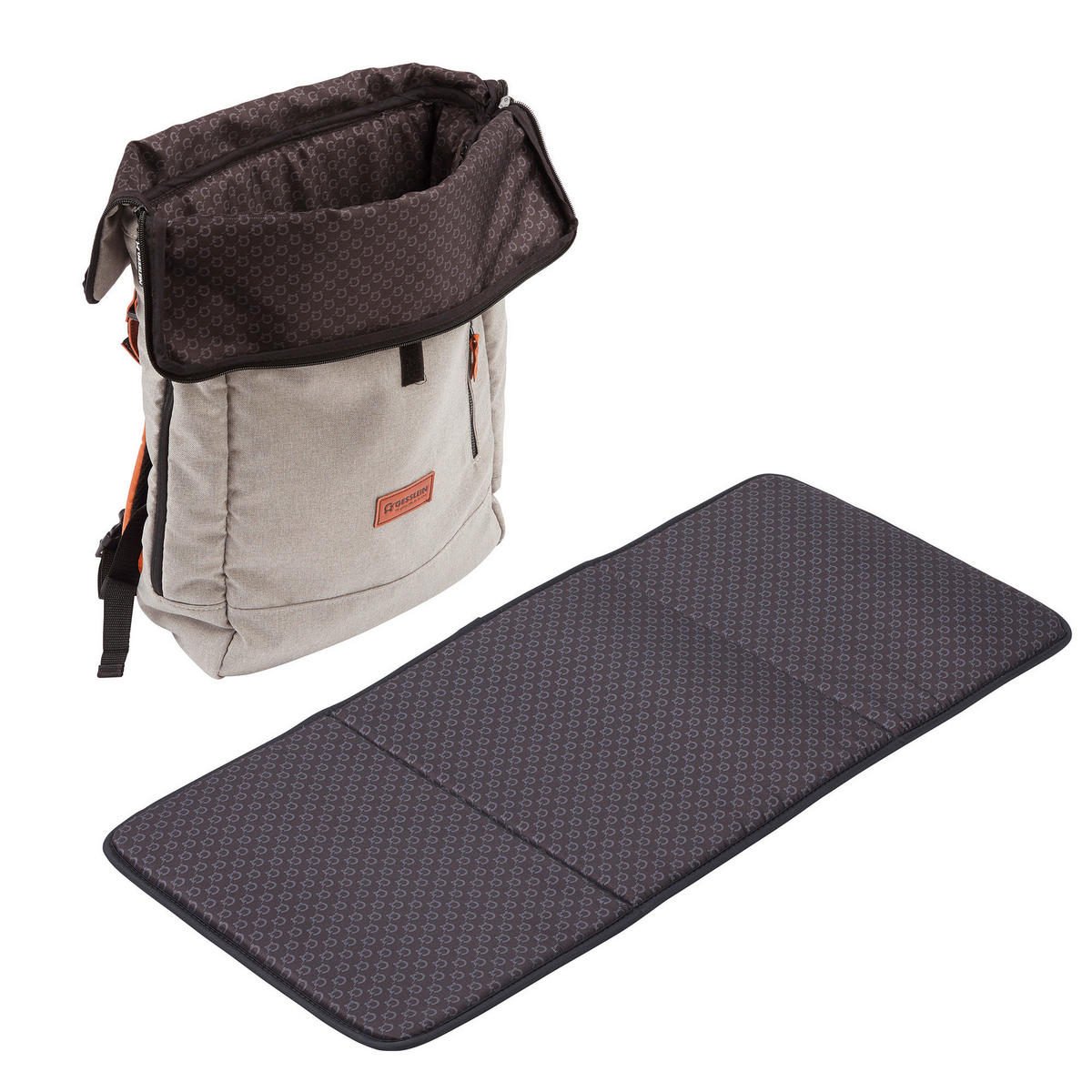 WICKELRUCKSACK No. 6  - Beige, Basics, Textil (31/45/12cm) - Gesslein