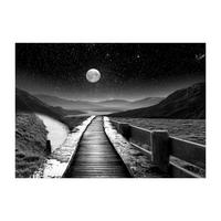 GLASBILD Landschaft & Natur 120/80 cm  - Multicolor, Design, Glas (120/80cm) - Monee