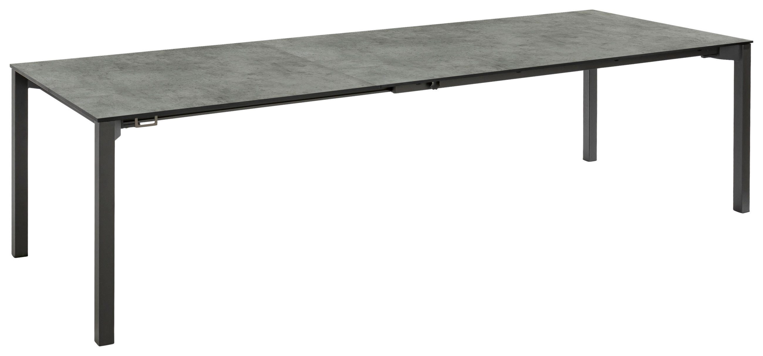 GARTENTISCH 200/100/75 cm Metall  - Anthrazit/Hellgrau, Design, Kunststoff/Metall (200/100/75cm)