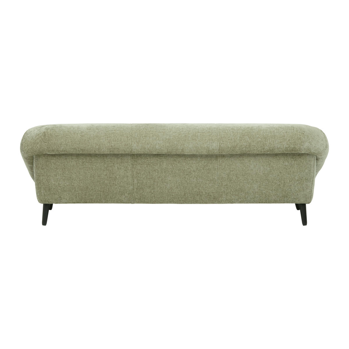 MEGASOFA in tissage à plat vert  - vert/noir, Modern, textile/bois (225/75/102cm) - MID.YOU