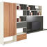 WOHNWAND in - Sandfarben/Edelstahlfarben, Design, Glas/Holz - Hülsta WOHNWAND in - Sandfarben/Edelstahlfarben, Design, Glas/Holz - Hülsta