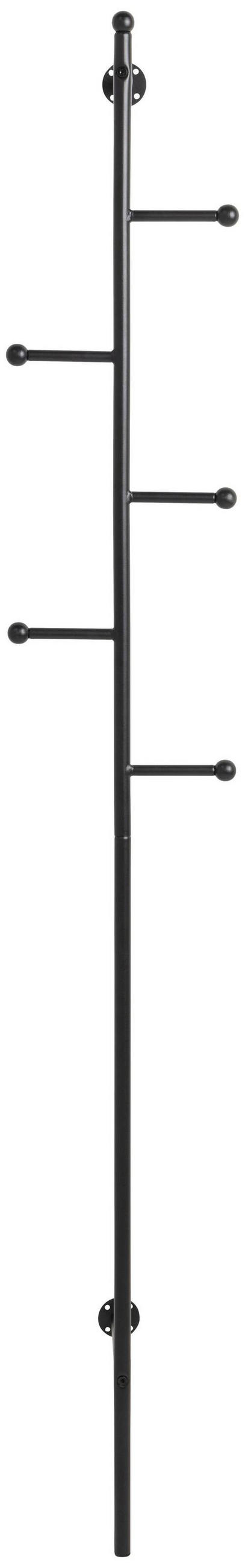 KLEIDERSTÄNDER in Schwarz 24,6/171,2/20,7 cm   - Schwarz, MODERN, Metall (24,6/171,2/20,7cm) - MID.YOU