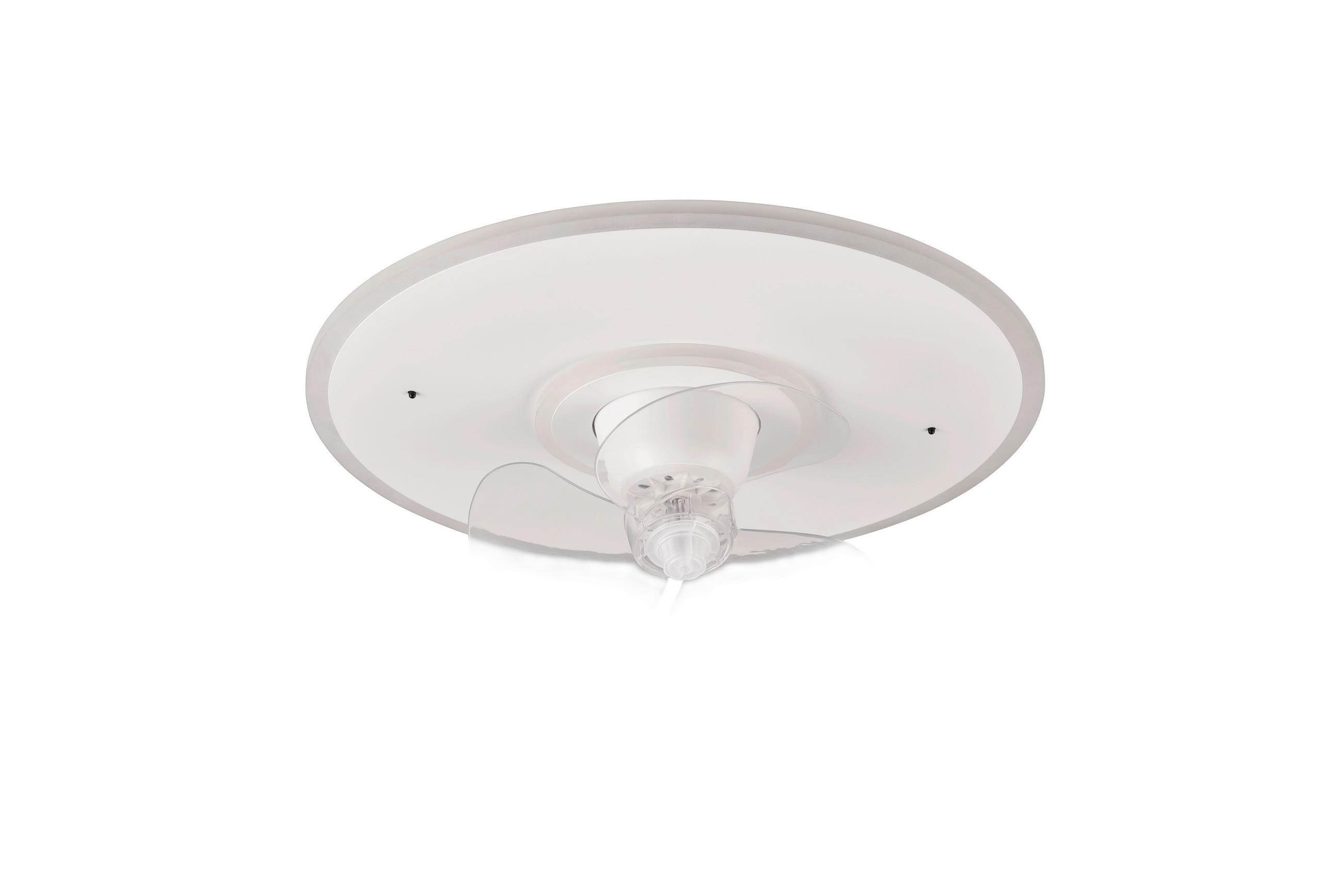 DECKENVENTILATOR 50/19 cm   - Transparent/Weiß, KONVENTIONELL, Kunststoff (50/19cm)