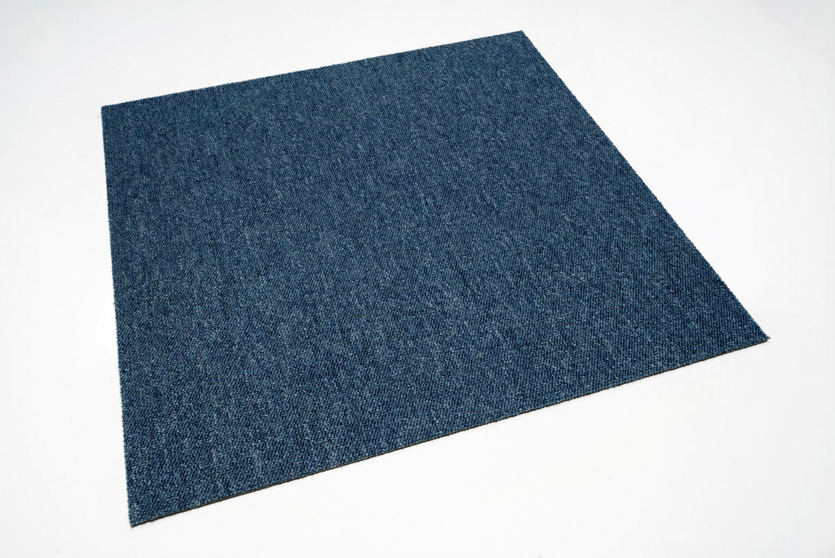 TEPPICHFLIESE 50/50 cm  in Hellblau  - Hellblau, Basics, Textil (50/50cm)