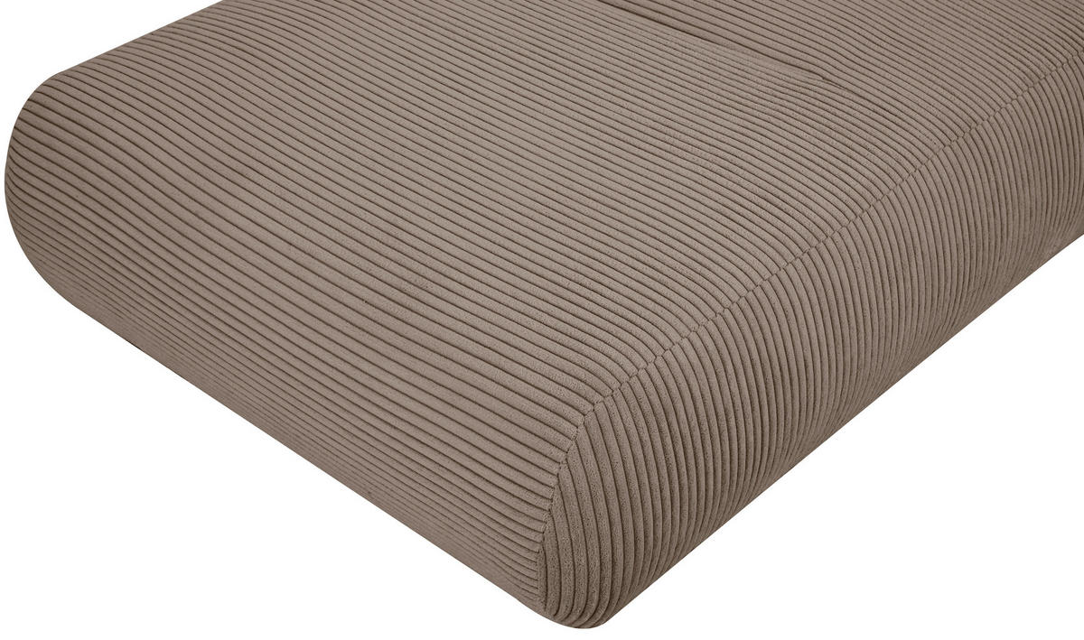 SCHLAFSESSEL in Cord Braun  - Braun, Design, Textil (81/88/160cm) - Livetastic
