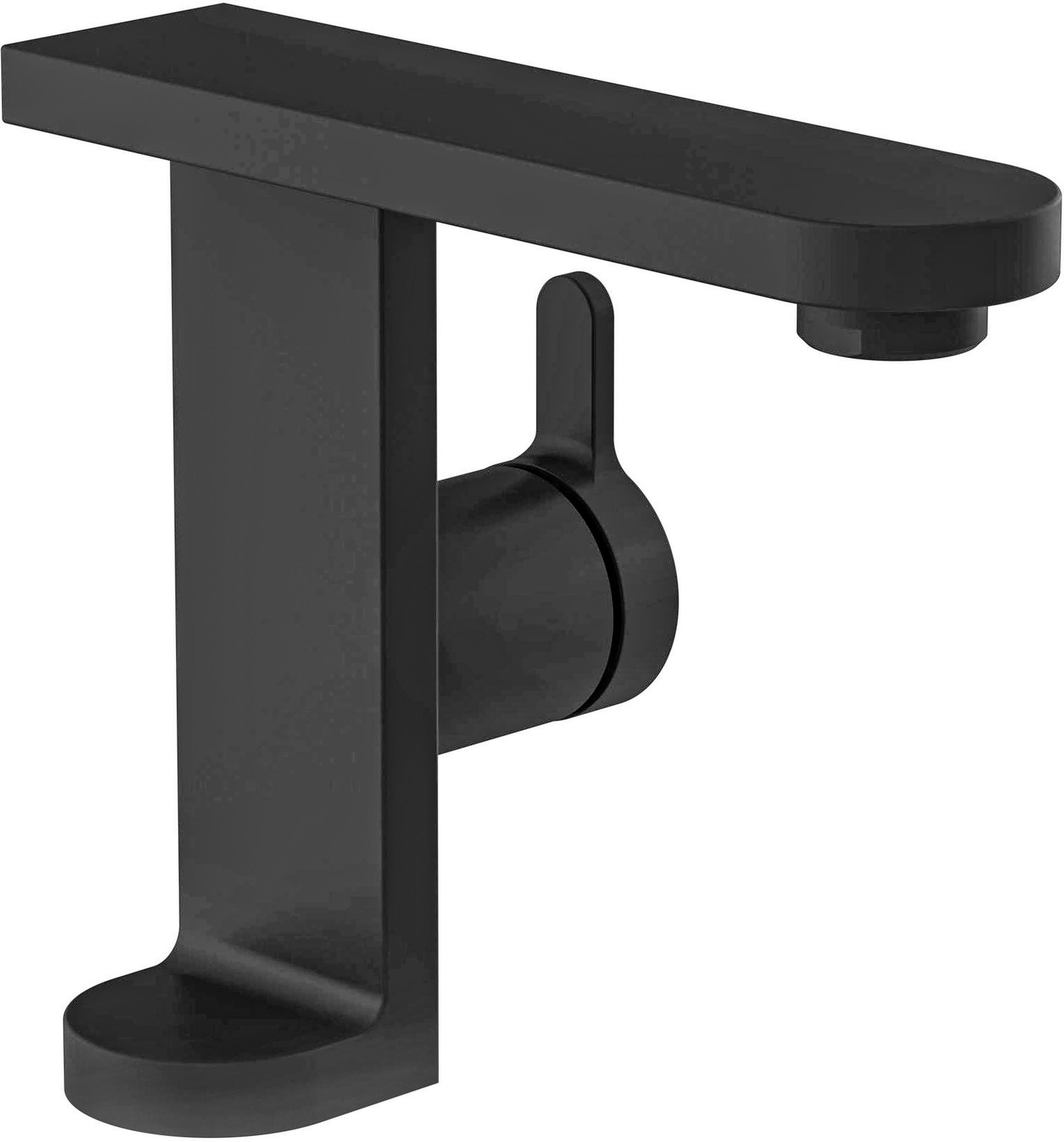 WASCHTISCHARMATUR 4,5/15,0/16,8 cm  - Schwarz, Basics, Metall (4,5/15,0/16,8cm)