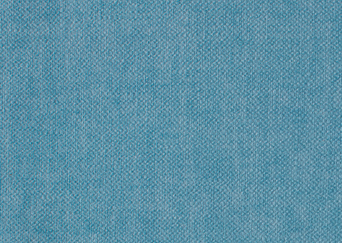 ECKSOFA in Velours Hellblau  - Schwarz/Hellblau, Design, Textil/Metall (283/153cm) - Valdera