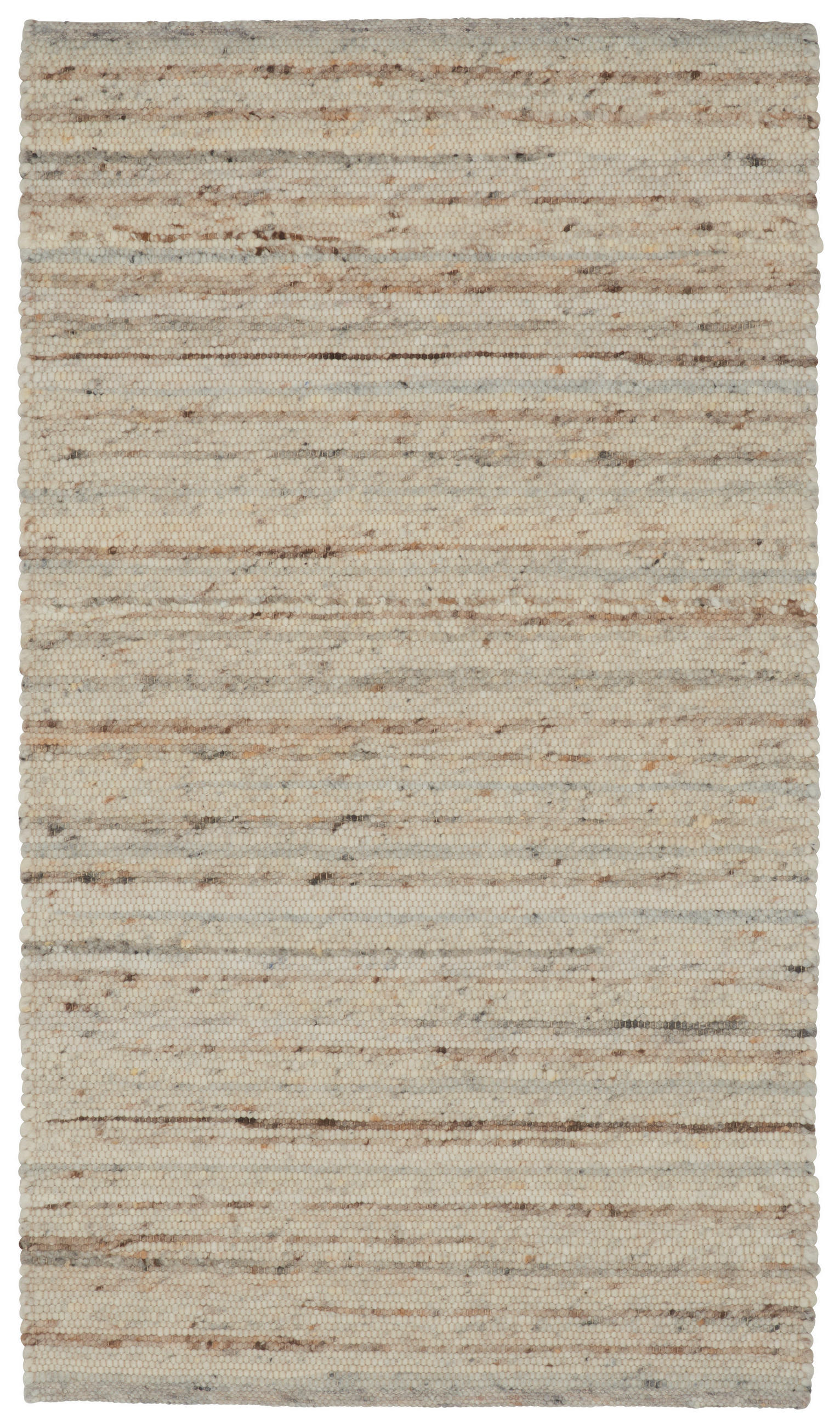 HANDWEBTEPPICH Wohnzimmer 70/130 cm Nova Creme rechteckig  - Creme, KONVENTIONELL, Textil (70/130cm) - Linea Natura