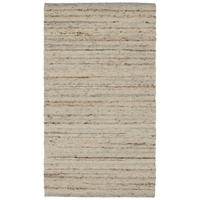 HANDWEBTEPPICH Wohnzimmer 70/130 cm Nova Creme rechteckig  - Creme, KONVENTIONELL, Textil (70/130cm) - Linea Natura