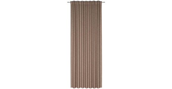 FERTIGVORHANG blickdicht  - Nussbaumfarben/Braun, Basics, Textil (140/255cm) - Novel