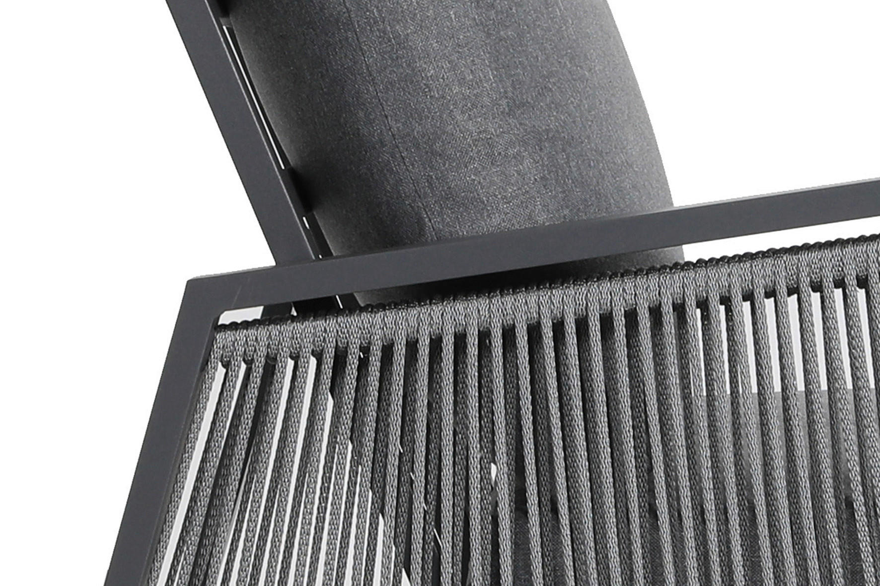 Set mobilier terasă 4 piese  279/219 cm   - gri închis/antracit, Modern, plastic/metal (279/219cm) - Amatio