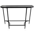 KONSOLENTISCH Schwarz  - Schwarz, Design, Glas/Metall (110/35/80cm) - Xora