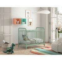 GITTERBETT   60/120 cm  - Grün, ROMANTIK / LANDHAUS, Metall (60/120cm) - Vipack