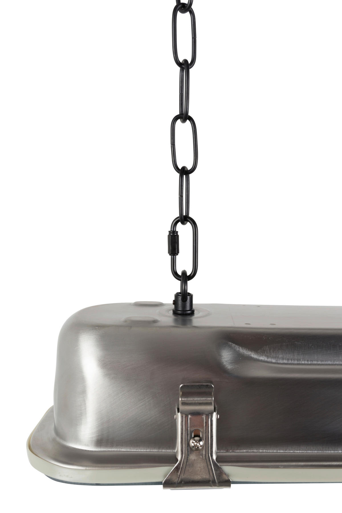 HÄNGELEUCHTE 70/190/14 cm  - Nickelfarben, Basics, Glas/Metall (70/190/14cm) - Zuiver