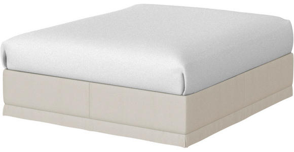 BOXSPRINGBETT 200/200 cm in Beige - Beige/Kupferfarben, KONVENTIONELL, Textil/Metall (200/200cm) - Ambiente