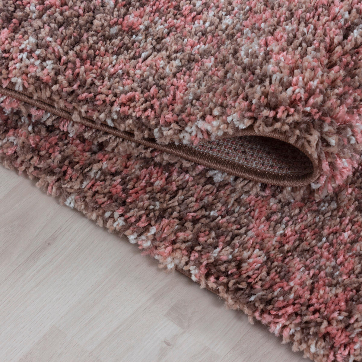 HOCHFLORTEPPICH 80/80 cm Enjoy Rosa  - Rosa, KONVENTIONELL, Textil (80/80cm) - Novel