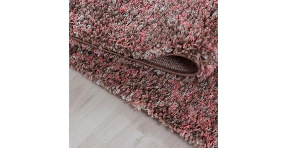 HOCHFLORTEPPICH 80/80 cm Enjoy Rosa  - Rosa, KONVENTIONELL, Textil (80/80cm) - Novel