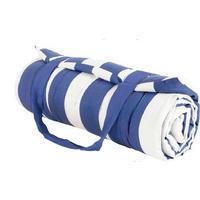 PLÁŽOVÁ PODLOŽKA, 60/180 cm, modrá, bílá - bílá/modrá, Basics, textil (60/180cm) - Novel