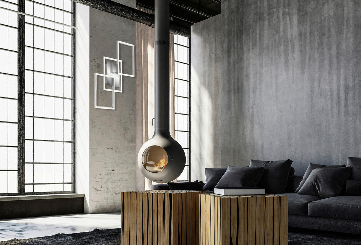 LED-DECKENLEUCHTE 76.3/36.8/7.3 cm  - Chromfarben/Alufarben, Design, Kunststoff/Metall (76.3/36.8/7.3cm)