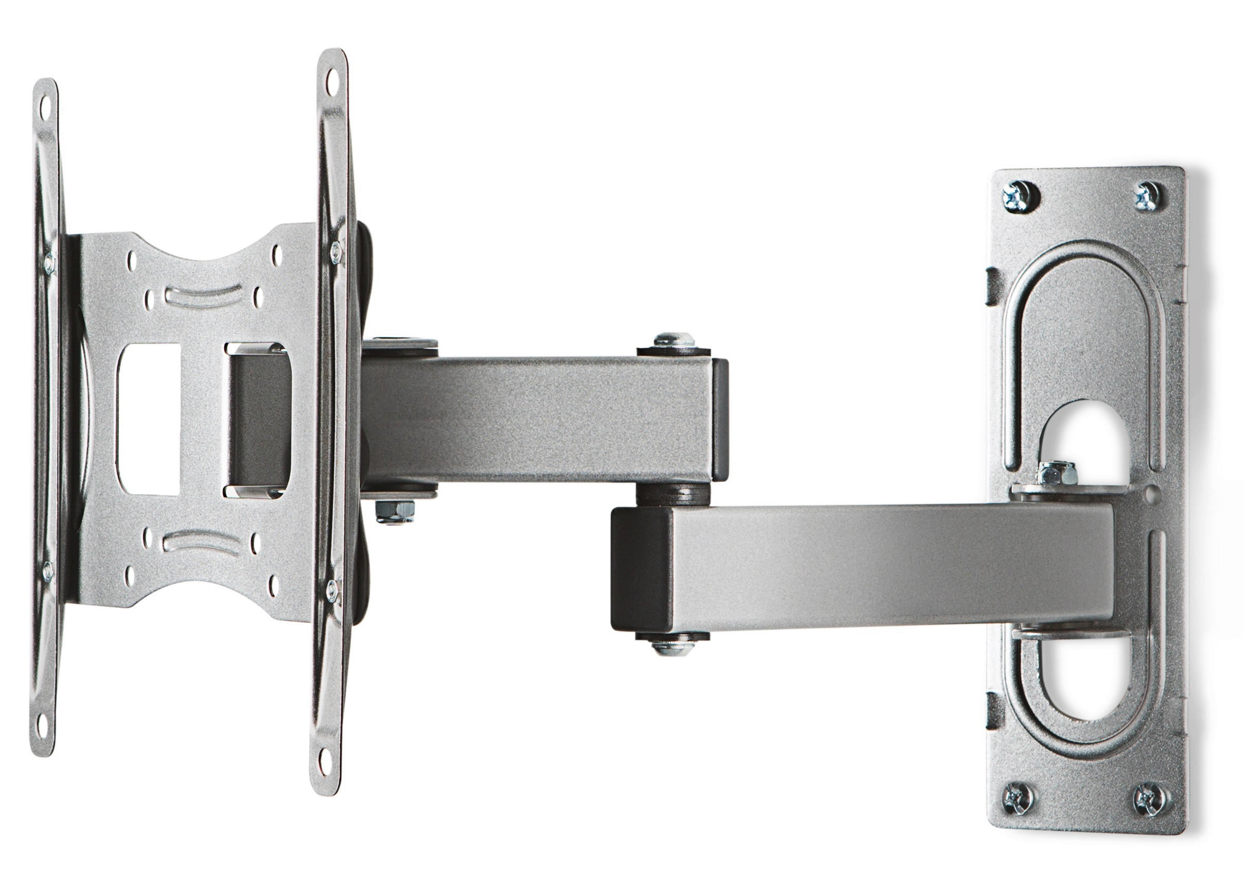 TV-WANDHALTER - Silberfarben, KONVENTIONELL, Metall (21,9/28/9,6-35,7cm) - MID.YOU