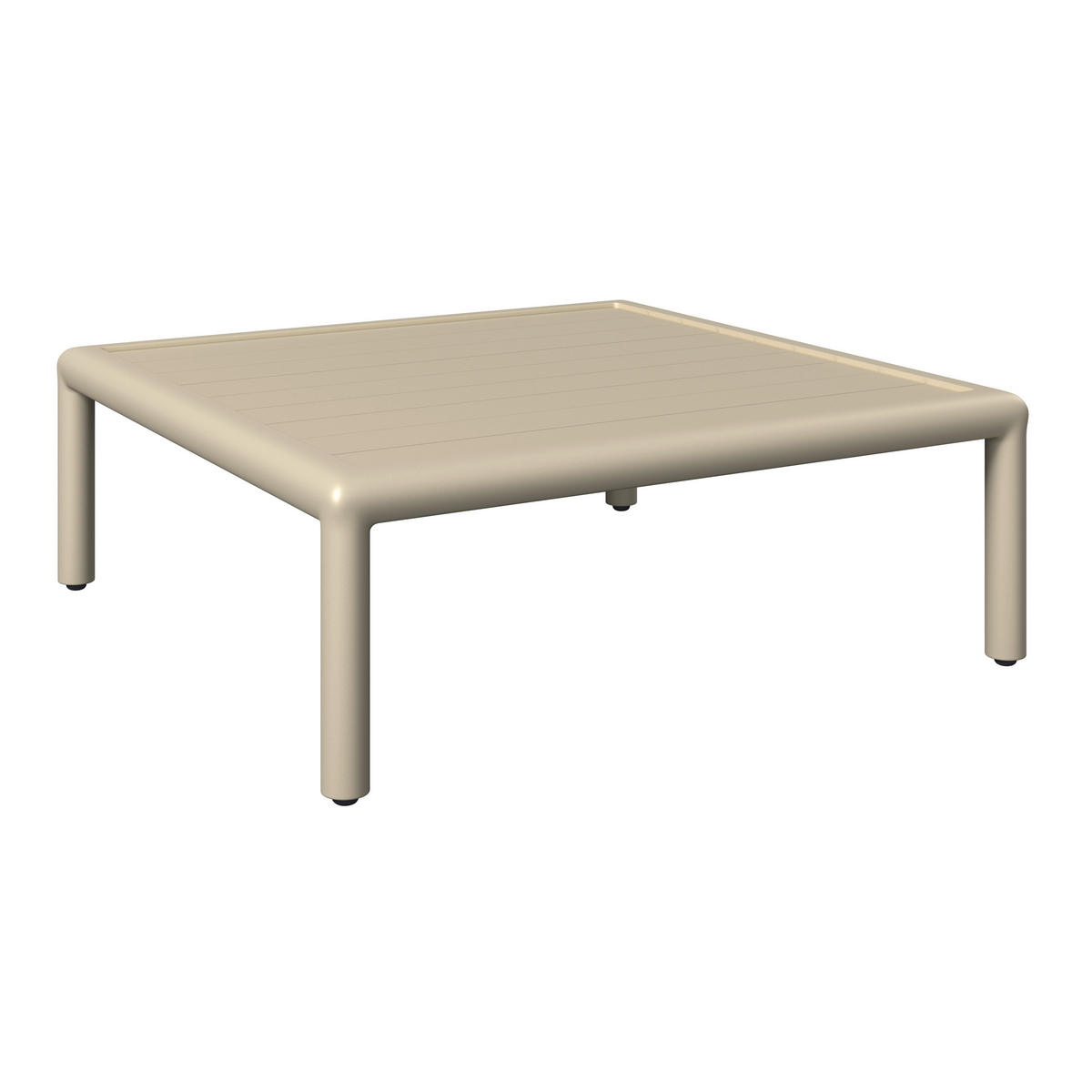 LOUNGEGARNITUR 169/289 cm Aluminium  - Sandfarben/Beige, Design, Textil/Metall (169/289cm) - Amatio