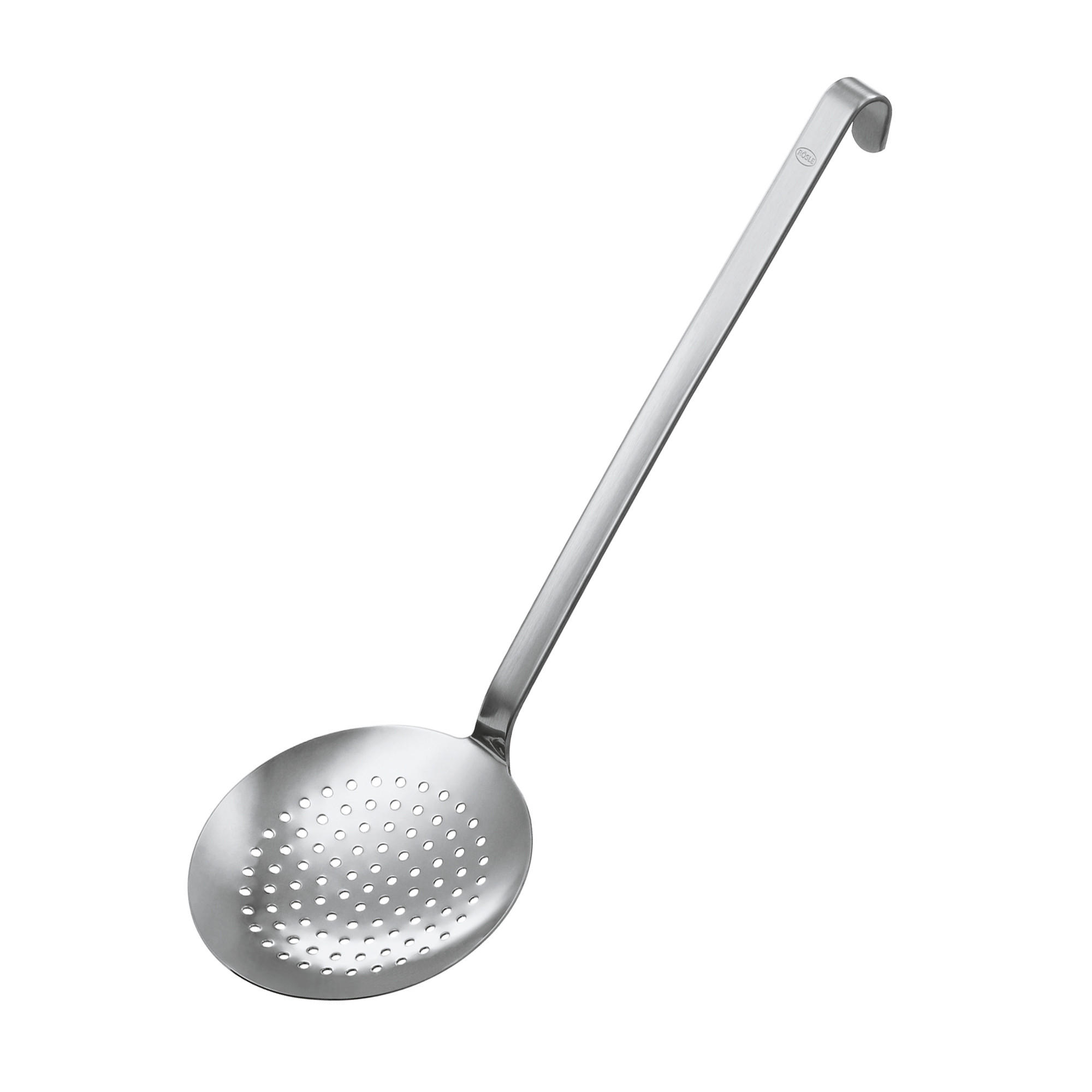 ABSEIHLÖFFEL  - Edelstahlfarben, Basics, Metall (12,0/35,5/7,5cm) - Rösle
