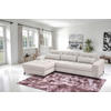 ECKSOFA in Struktur Beige  - Beige/Schwarz, Design, Textil/Metall (176/255cm) - Livetastic