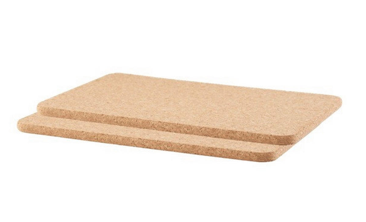 TOPFUNTERSETZER-SET 2-teilig  - Naturfarben, Basics, Holz - Homeware Profession.