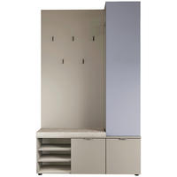 GARDEROBE  in 120/201/38 cm  - Taupe/Kaschmir, Design, Holzwerkstoff (120/201/38cm) - Livetastic
