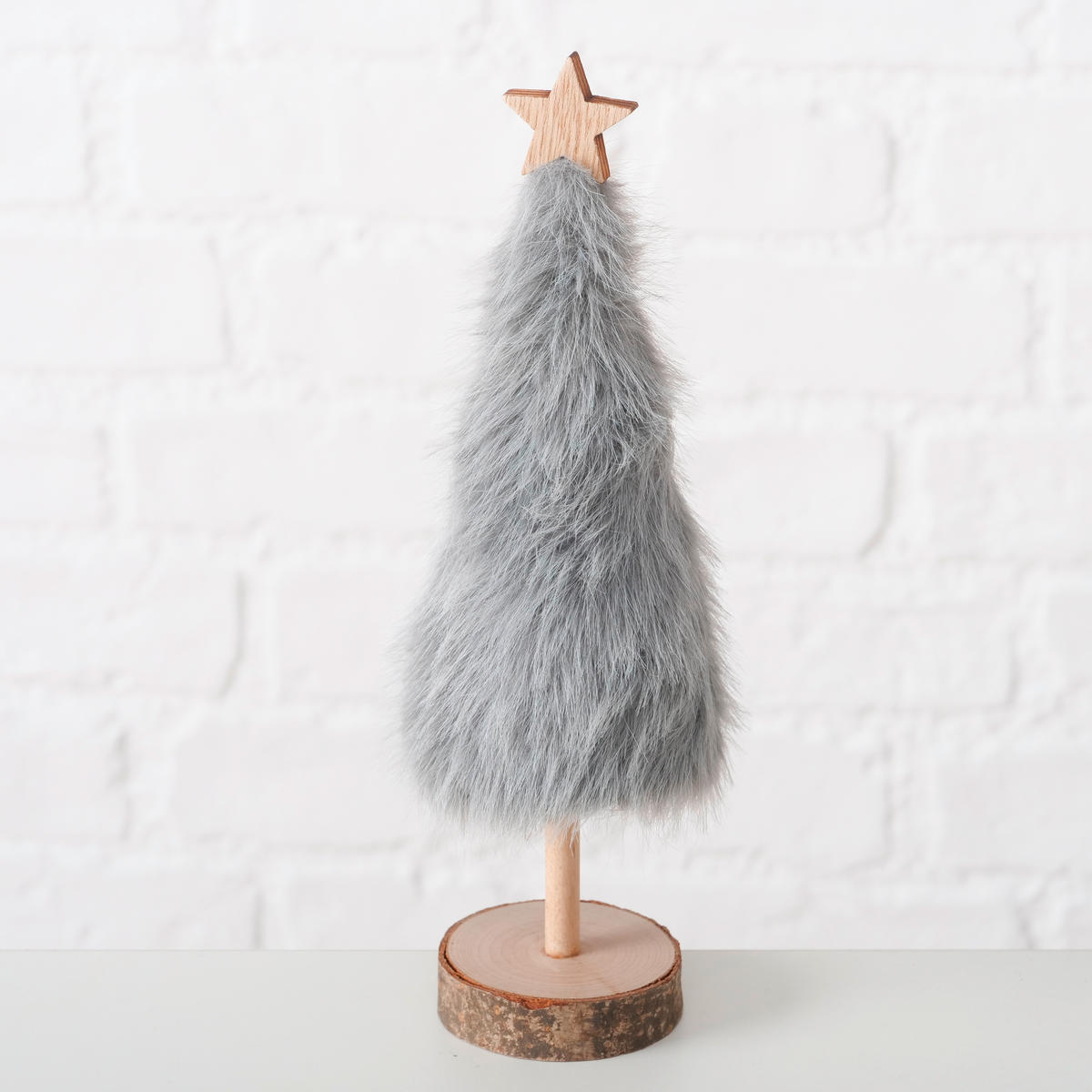 DEKOBAUM - Beige/Creme, LIFESTYLE, Holz/Kunststoff (7,5/23cm)