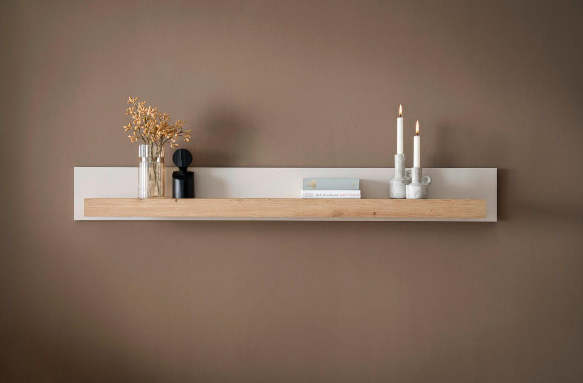 WANDBOARD in 159/20/18 cm Eiche Artisan  - Eiche Artisan, Design, Holzwerkstoff (159/20/18cm) - MID.YOU
