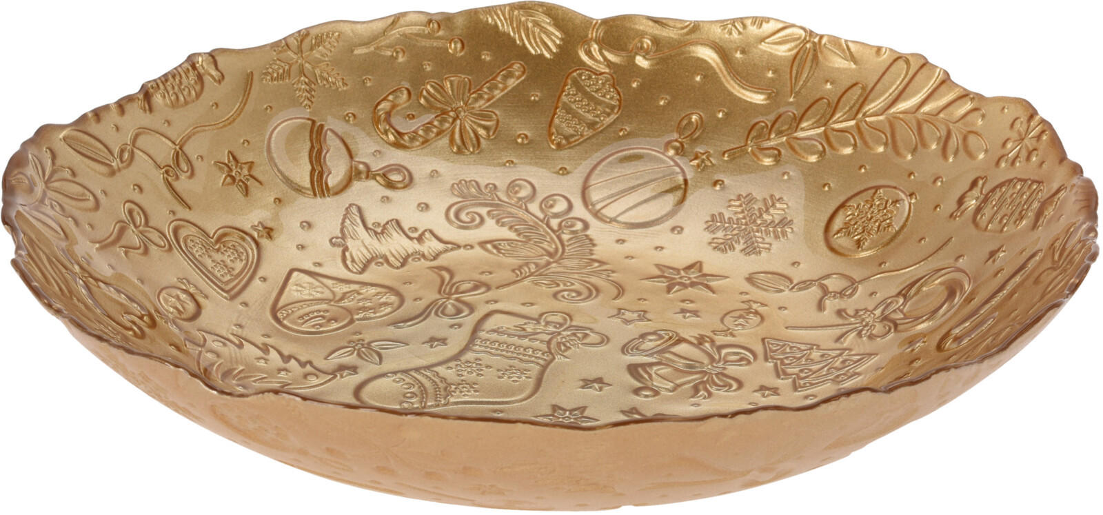 DEKOSCHALE - Goldfarben, Trend, Glas (30/6cm)