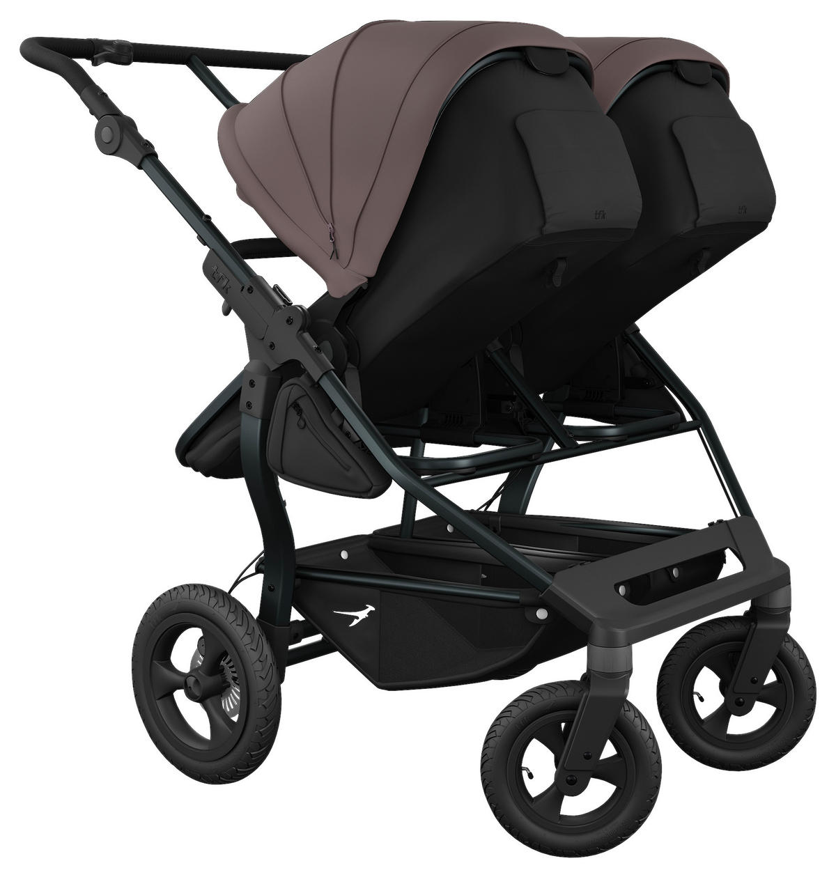 ZWILLINGSWAGEN  - Anthrazit, Basics, Metall (78,5/110/108cm) - TFK