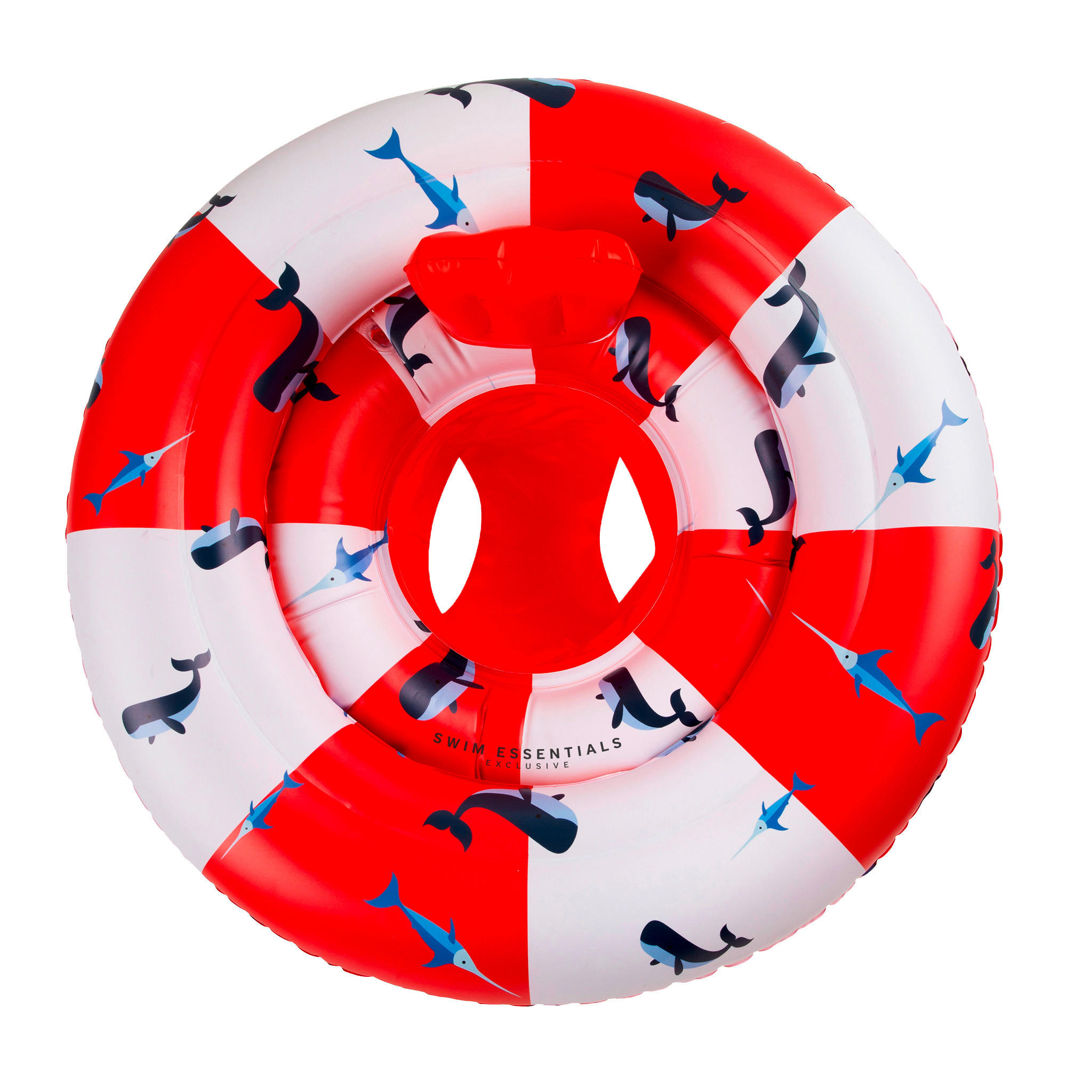SCHWIMMRING Rot, Weiß  - Rot/Weiß, Basics, Kunststoff (69cm)