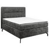 BOXSPRINGBETT 140/200 cm  in Anthrazit  - Anthrazit/Schwarz, Design, Textil/Metall (140/200cm) - Esposa