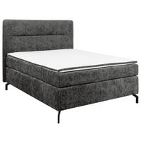 BOXSPRINGBETT 140/200 cm  in Anthrazit  - Anthrazit/Schwarz, Design, Textil/Metall (140/200cm) - Esposa